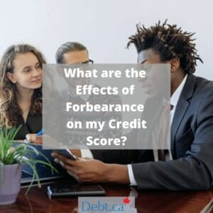 Forbearance effect on credit