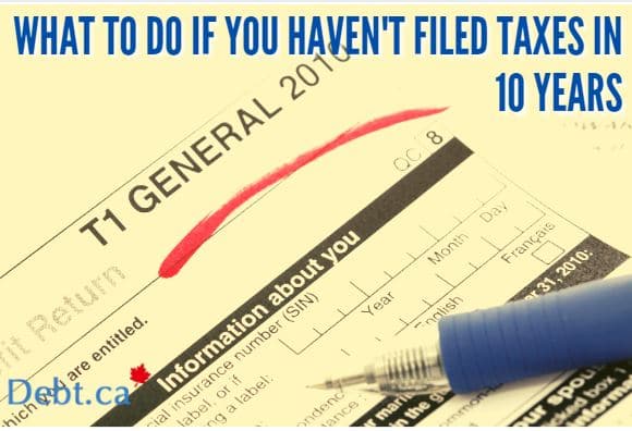 haven't filed taxes forms