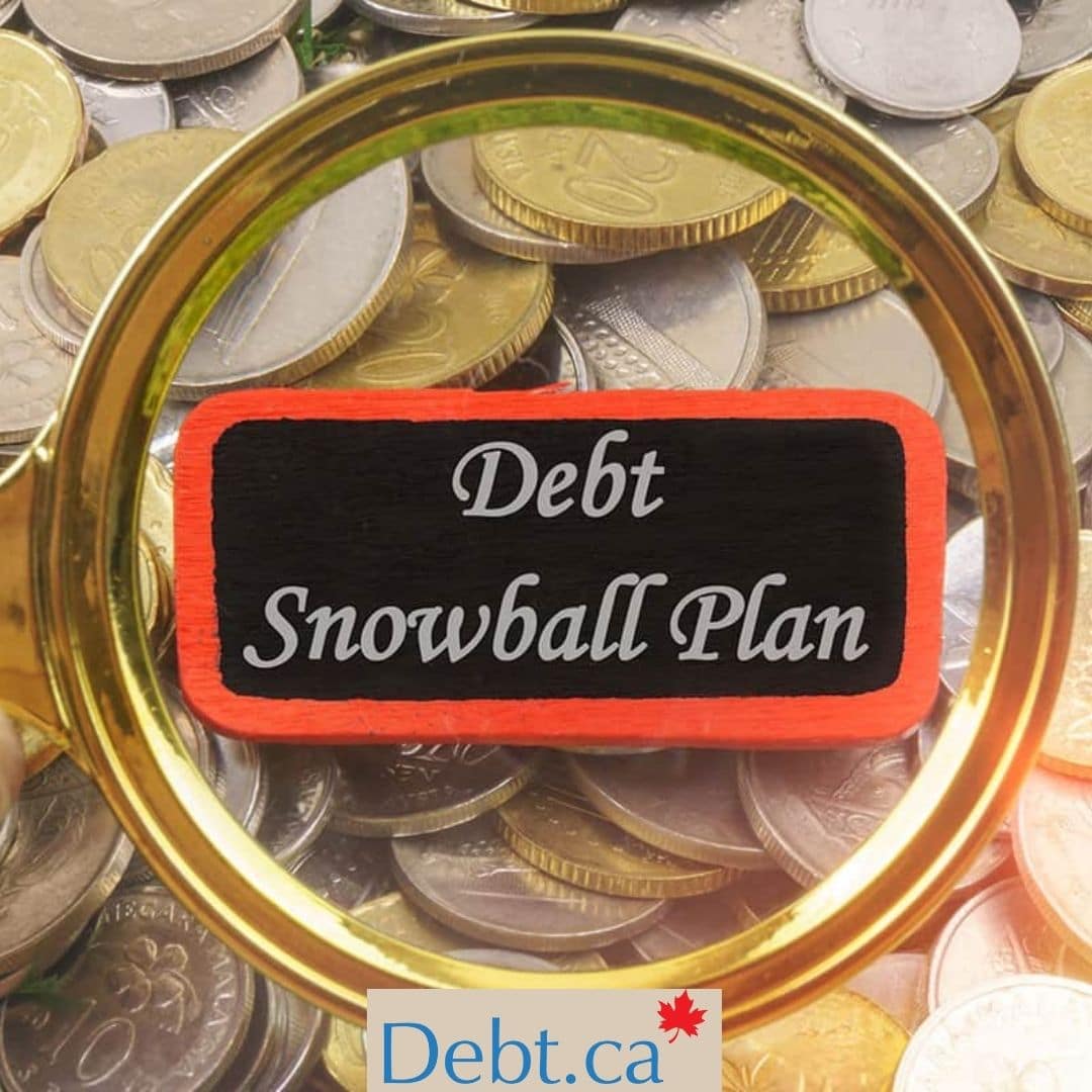 Debt snowball plan under magnifying glass