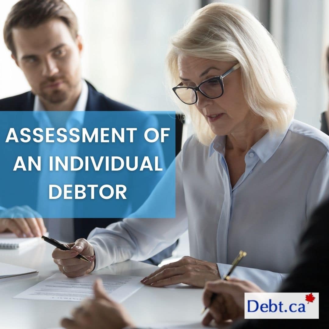 Assessment of an Individual Debtor